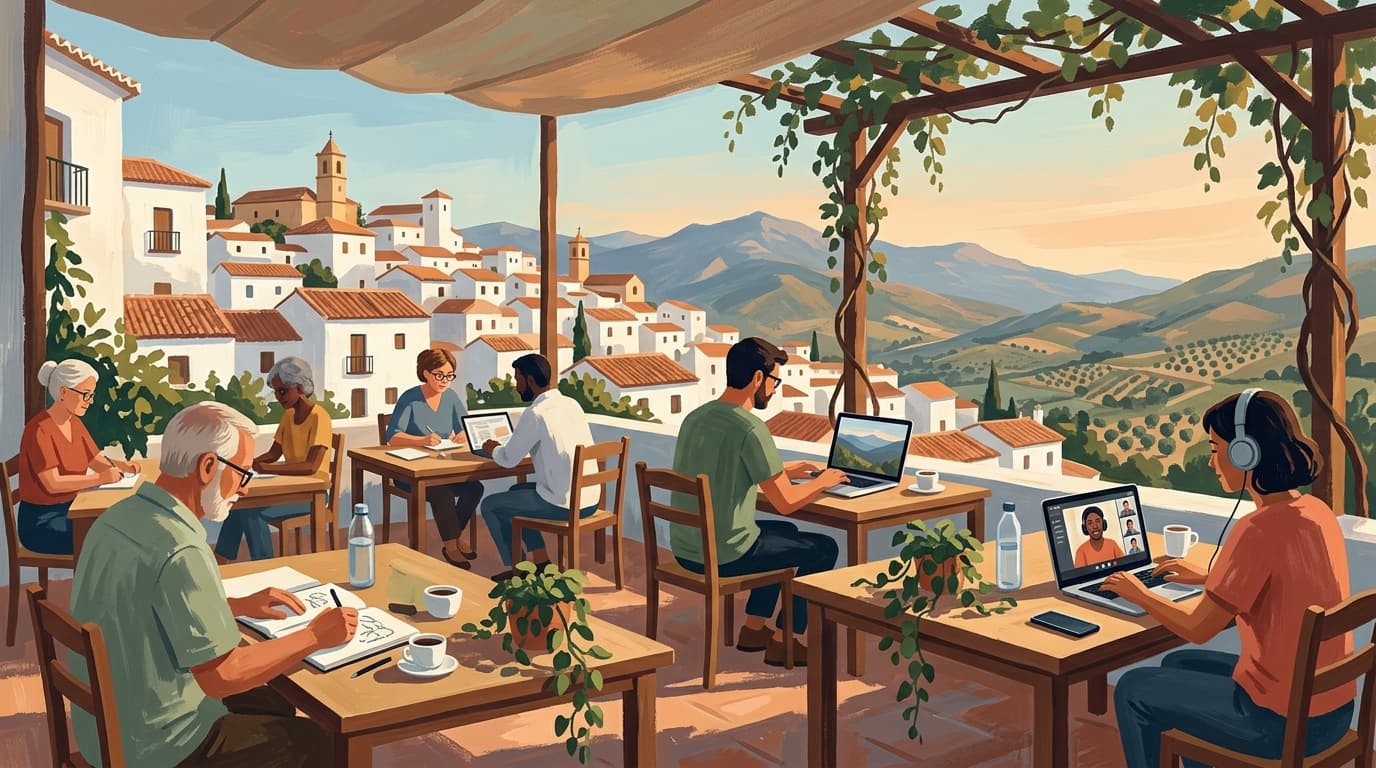 Co-working Spaces and Digital Nomad Life in Andalucía